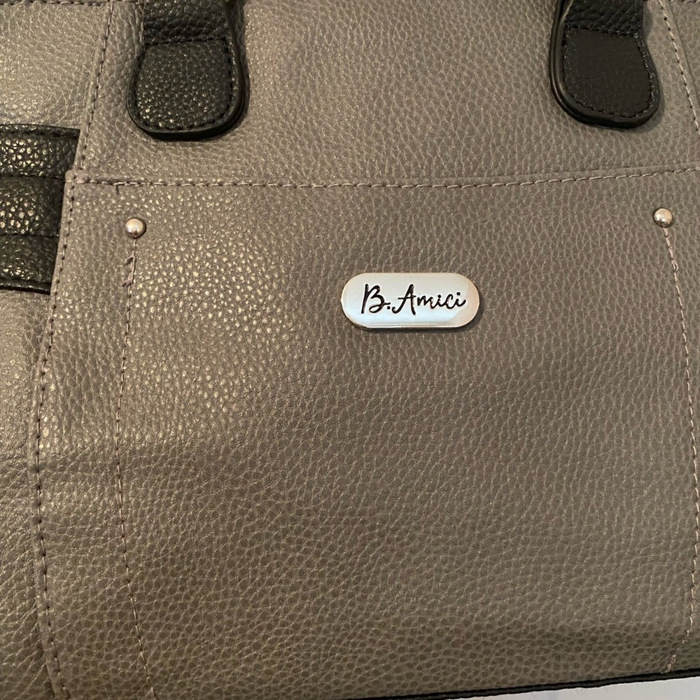 A B Amici brand new gray handbag